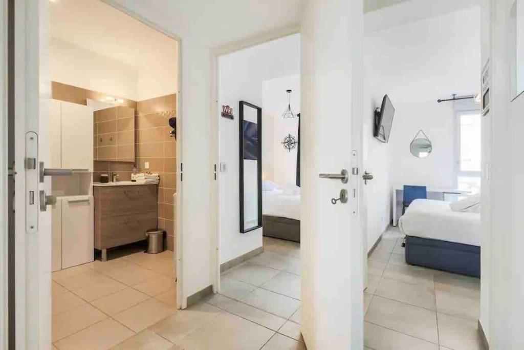 Logement Moderne Luxueux Parking Ac Cote De La Mer Nice Extérieur photo