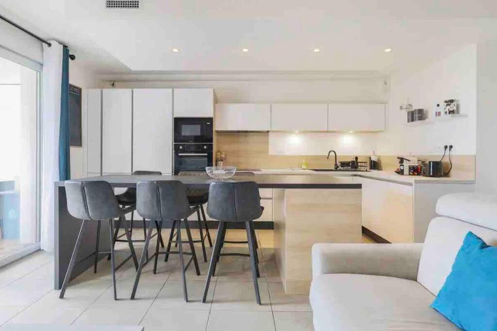 Logement Moderne Luxueux Parking Ac Cote De La Mer Nice Extérieur photo